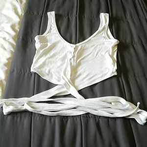 Southern Alternative Ribbed Crop Top